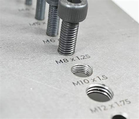 minimum sheet metal thickness tapping|sheet metal tapping metric.